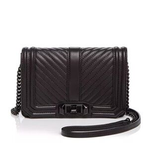 Rebecca Minkoff Love Chevron Quilt Leather Crossbody